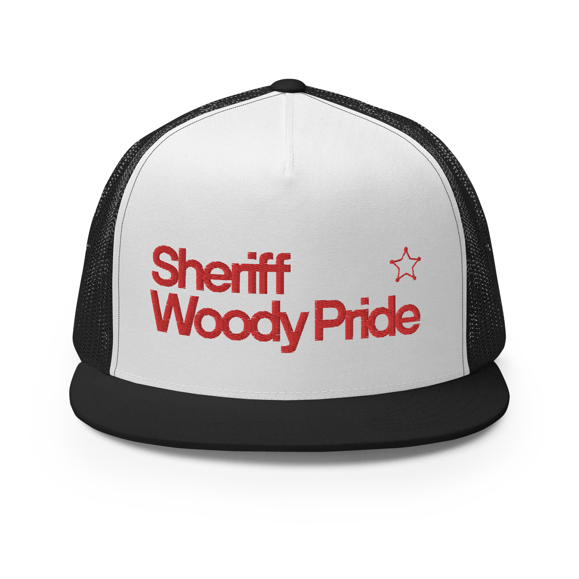 Sheriff Real Name Premium Embroidered Trucker Cap – Garage Pizza Co.